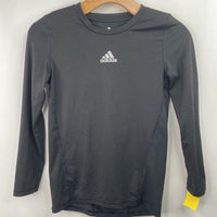 Size 10-12: Adidas Black Athletic Long Sleeve Shirt