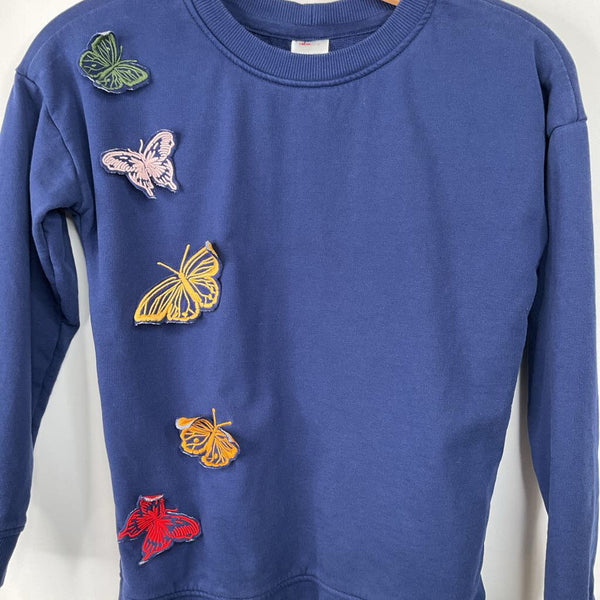 Size 10 (140): Hanna Andersson Blue Butterfly Sweater