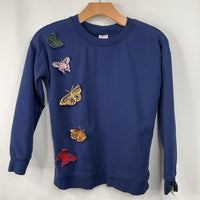 Size 10 (140): Hanna Andersson Blue Butterfly Sweater