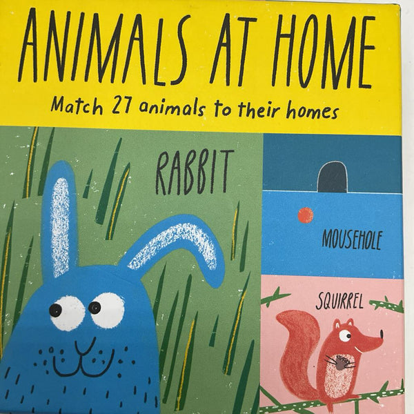 Animals At Home Matching Card Game