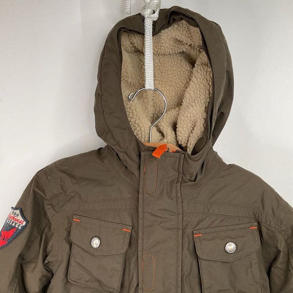 Size 4: Lands End Green Lined Winter Coat