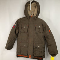 Size 4: Lands End Green Lined Winter Coat