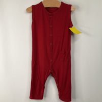Size 6-12m: Kyte Red Tank Romper