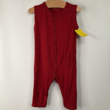 Size 6-12m: Kyte Red Tank Romper