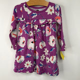 Size 12-18m: Tea Purple Floral Long Sleeve Dress