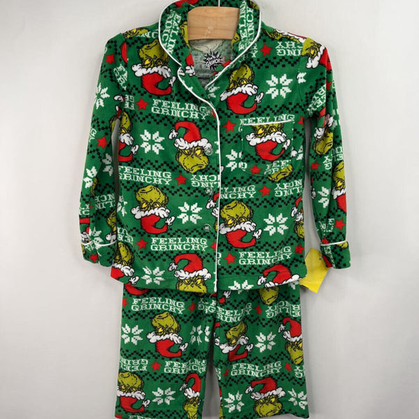 Size 2T: The Grinch Holiday 2pc Holiday Pjs
