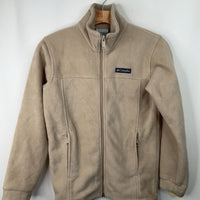 Size 10-12: Columbia Beige Fleece Coat