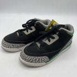 Size 10: Nike Air Jordan 3 Retro Green White Black Lace Up Sneaker