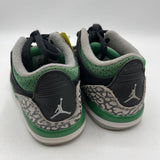 Size 10: Nike Air Jordan 3 Retro Green White Black Lace Up Sneaker