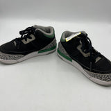 Size 10: Nike Air Jordan 3 Retro Green White Black Lace Up Sneaker