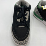 Size 10: Nike Air Jordan 3 Retro Green White Black Lace Up Sneaker