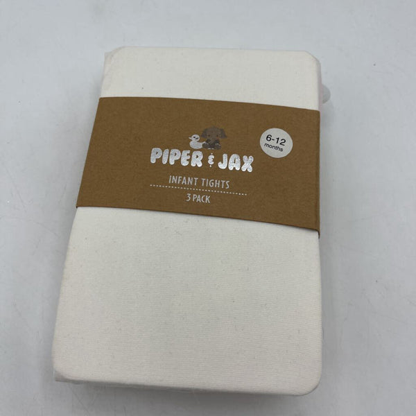 Size 6-12m: Piper & Jax White 3pc Tights-NEW