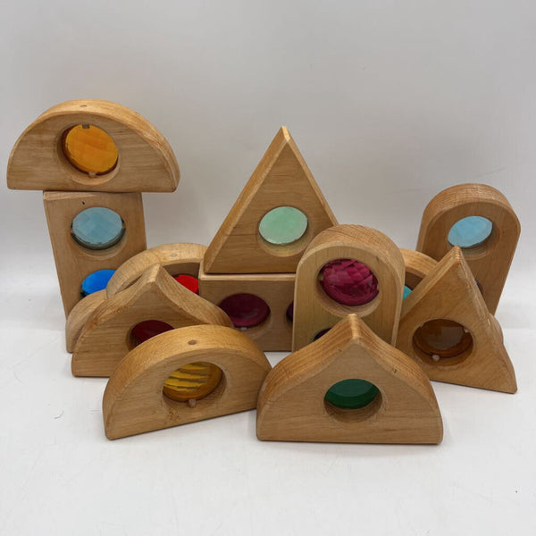Gallon Bag Of Wooden Kaleidoscope Building Blocks