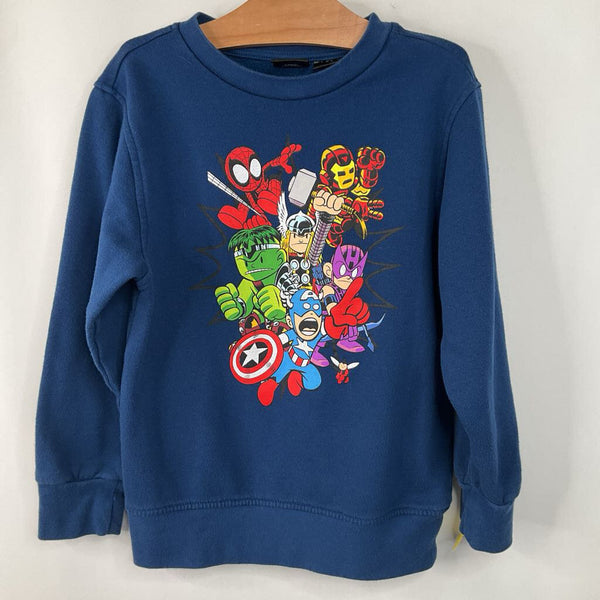 Size 6-7 : Marvel Navy Super Hero Sweatshirt