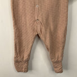 Size 3-6m: Quincy Mae Brown Long Sleeve 1pc PJs