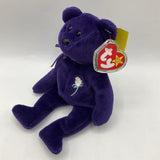 Collectors Corner: Ty Beanie Baby "Princess" 1997 Purple Bear Plush