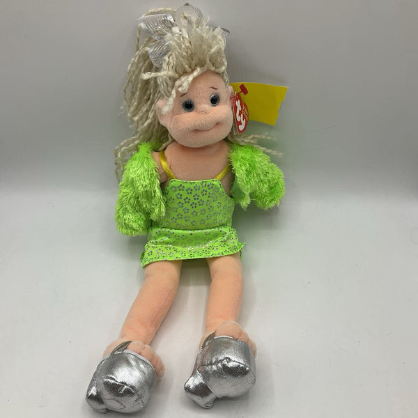Ty Beanie Bopper "Glitzy Gabby" 2002 Plush Doll