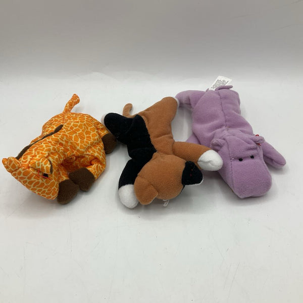 3pk Ty Mini Beanie Baby Assorted Plush