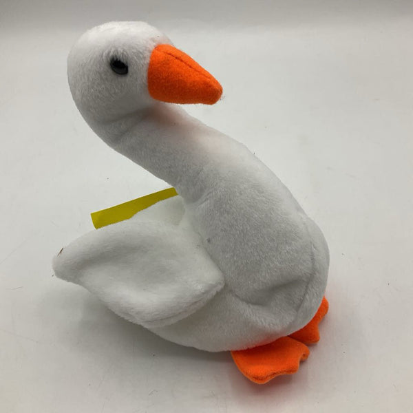 Ty Beanie Baby "Gracie" 1996 White Swan Plush