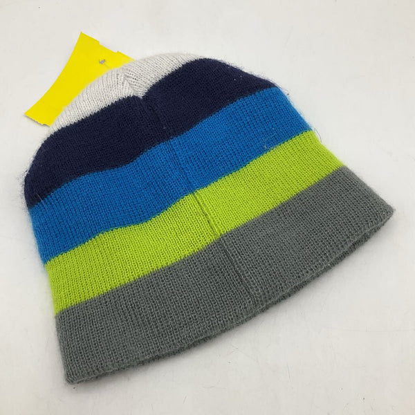 Size O/S: Heathtex Blue/Green/Grey Knitted Beanie