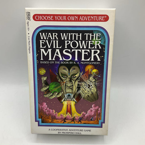 Choe Your Own Adventure War With The Evil Power Master Game