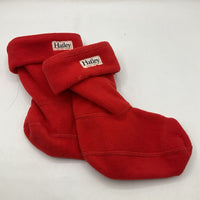 Size 8-10: Hatley Red Fleece Boot Liners