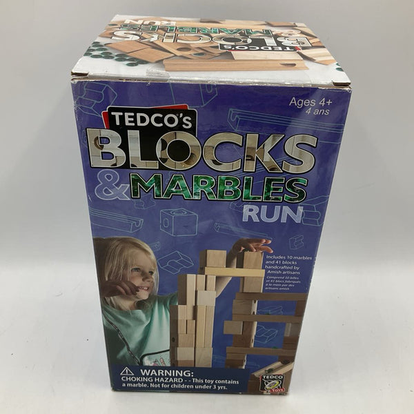 Tedco's Wooden Blocks & Marbles Run