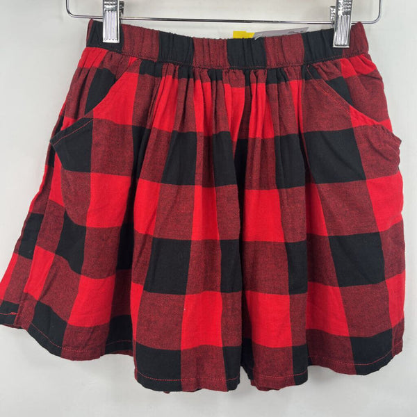 Size 10: Gap Black/Red Checkered Skirt -NEW W/Tag