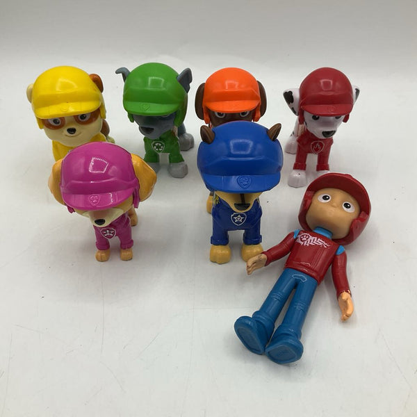 Sandwich Bag Of Paw Patrol Figurines
