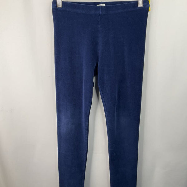 Size 12 (150): Hanna Andersson Blue Velour Leggings