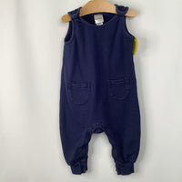 Size 12-18m (75): Hanna Andersson Blue Cozy Tank Romper