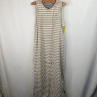 Size 2: Woolino Creme/White Striped Sleepsack