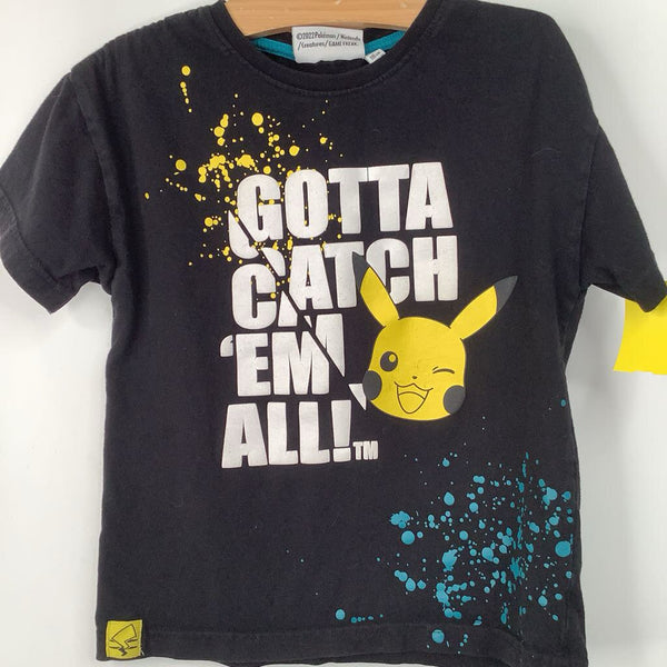 Size 5-6: Pokemon Black "Gotta Catch Em All" T-Shirt