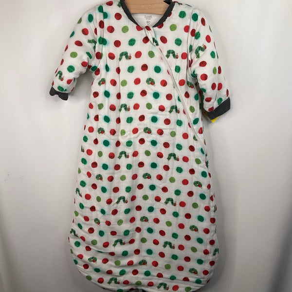 Size 6m+: Nest White/Green/Red Hungry Caterpillar Sleep Suit