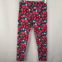 Size 5 (110): Hanna Andersson Blue/Red/Pink Leggings