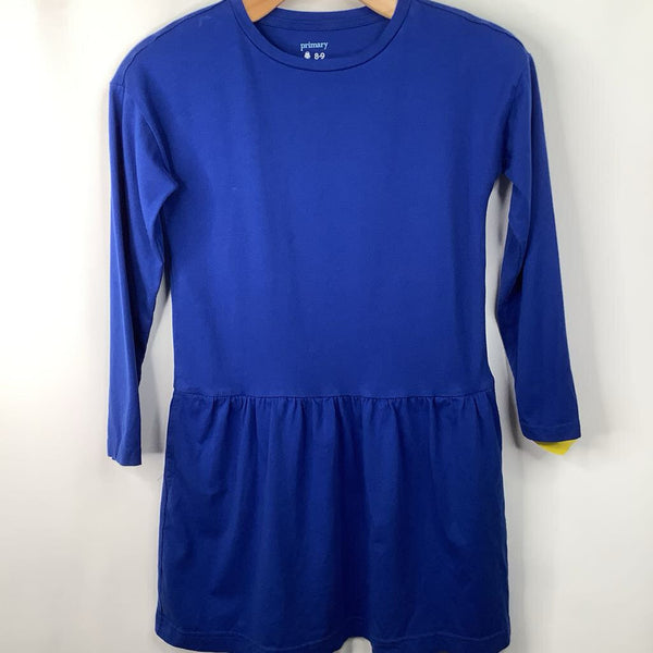 Size 8-9: Primary Blue Long Sleeve Dress