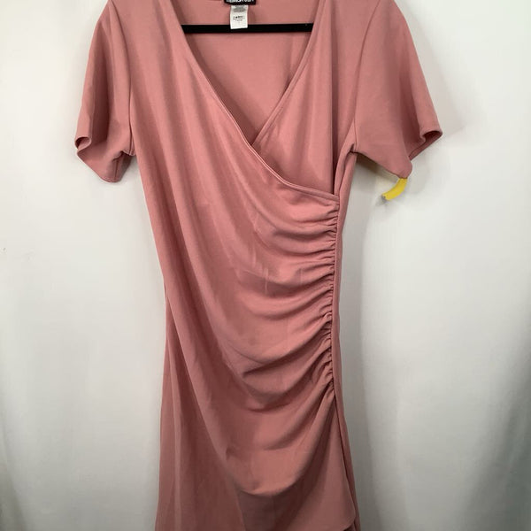 Size L: Hemish USA Pink Short Sleeve Dress