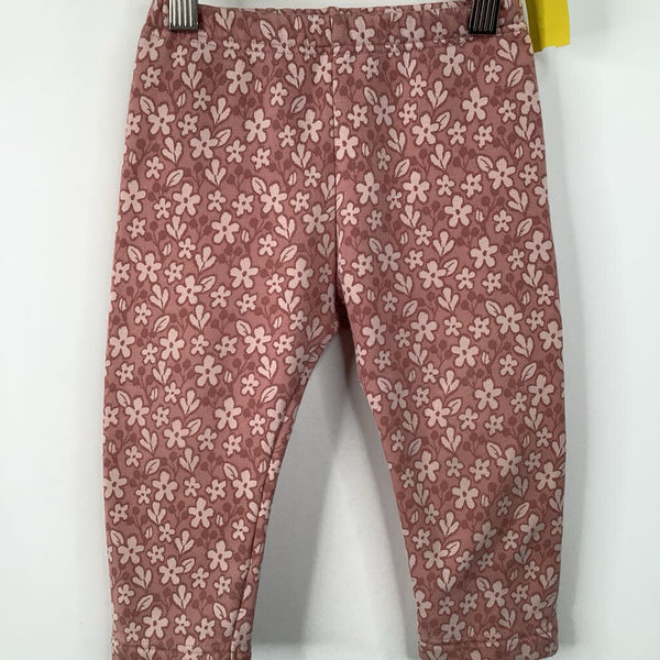 Size 12-18m: Uni Qlo Pink Floral Cozy Pants
