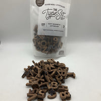 The Type Set Co Soft Magnetic Letter Set