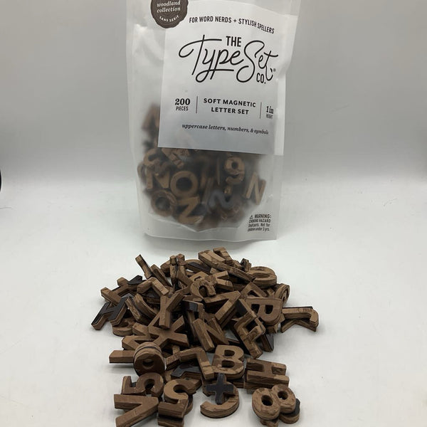 The Type Set Co Soft Magnetic Letter Set