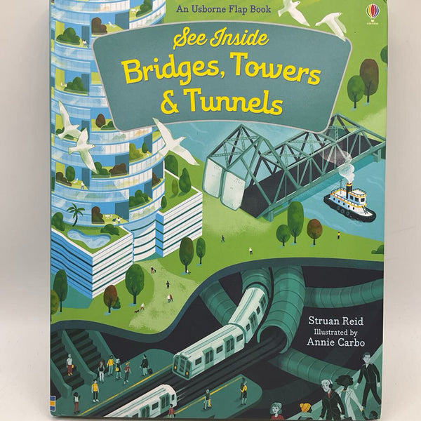 Bridges, Towers & Tunnels (boardbook)