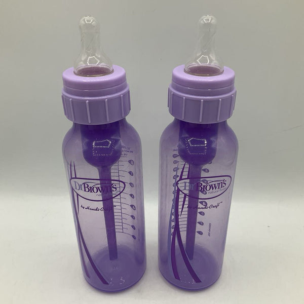 Dr Browns Purple Baby Bottles 2ct