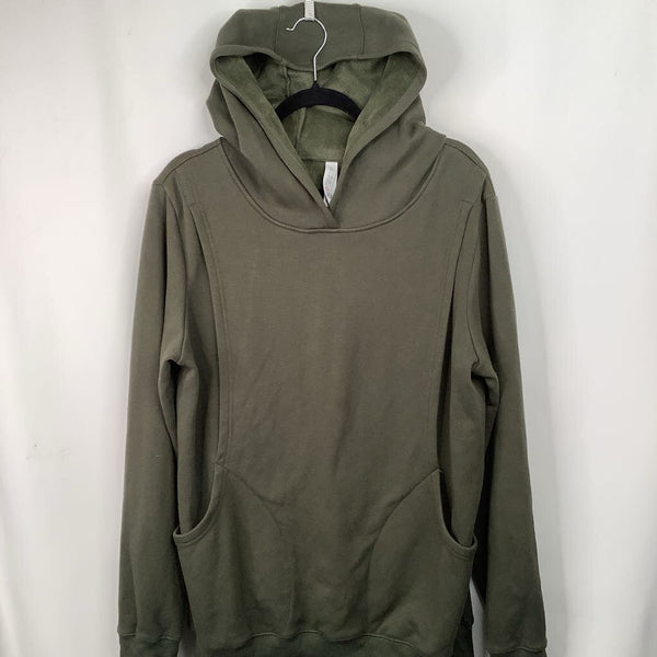 Size XL: Latched Mama Green Nursing Hoodie