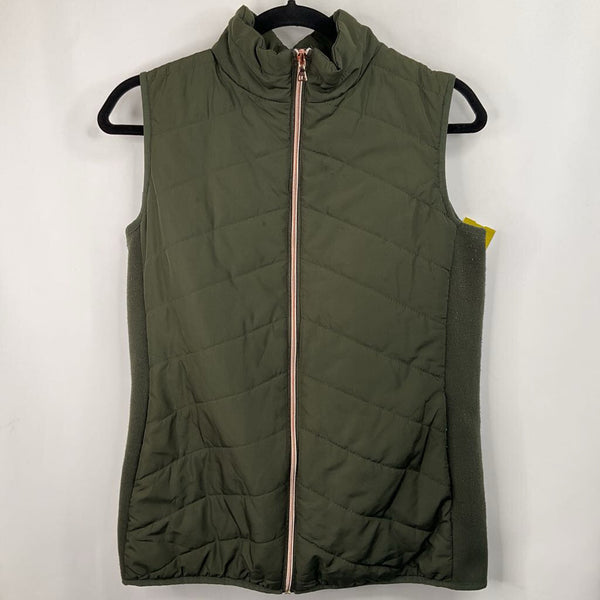 Size M: Motherhood Maternity Green Puffer Vest