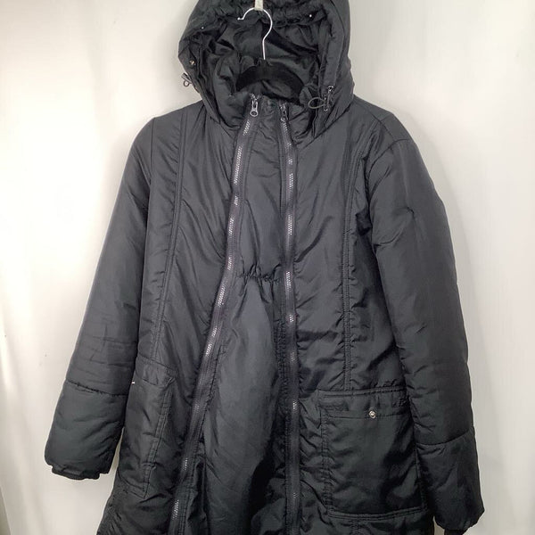 Size S: Modern Eternity Black Maternity Waterproof Coat REDUCED - retails $230