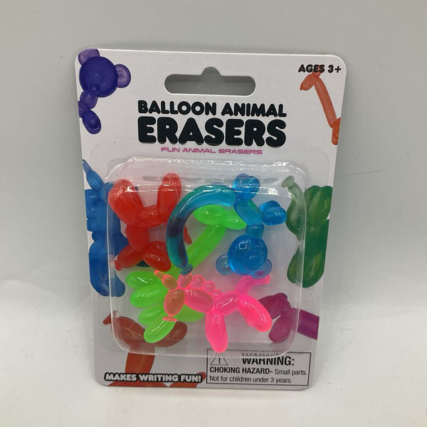 Balloon Animal Erasers -NEW