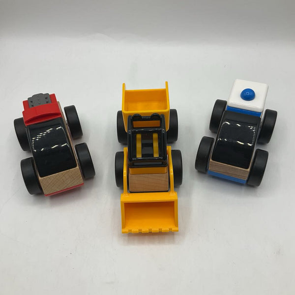 Ikea 3pc Wooden Vehicles