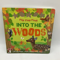 Flip Flap Into The Woods (boardbok)
