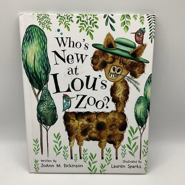 Who's New At Lou's Zoo (hardcover)