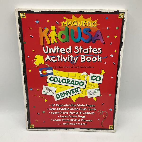 Magnetic Kid USA United States Activity Book (paperback)